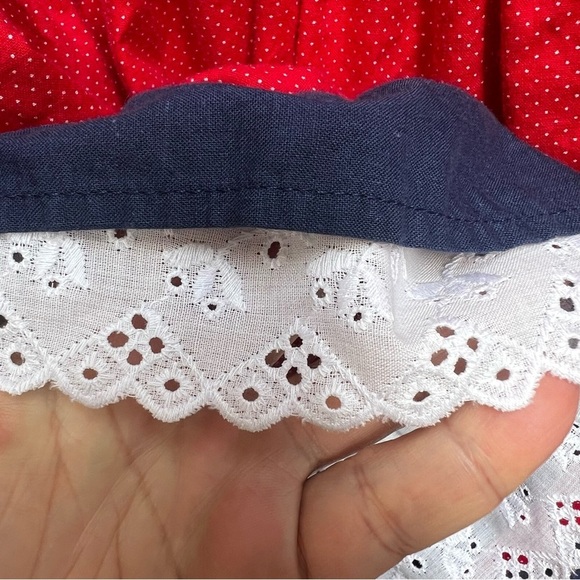 VTG Ruffled Prairie Maxi Skirt Calico Floral Texas Star Line Dancing Rodeo Med - Picture 10 of 12